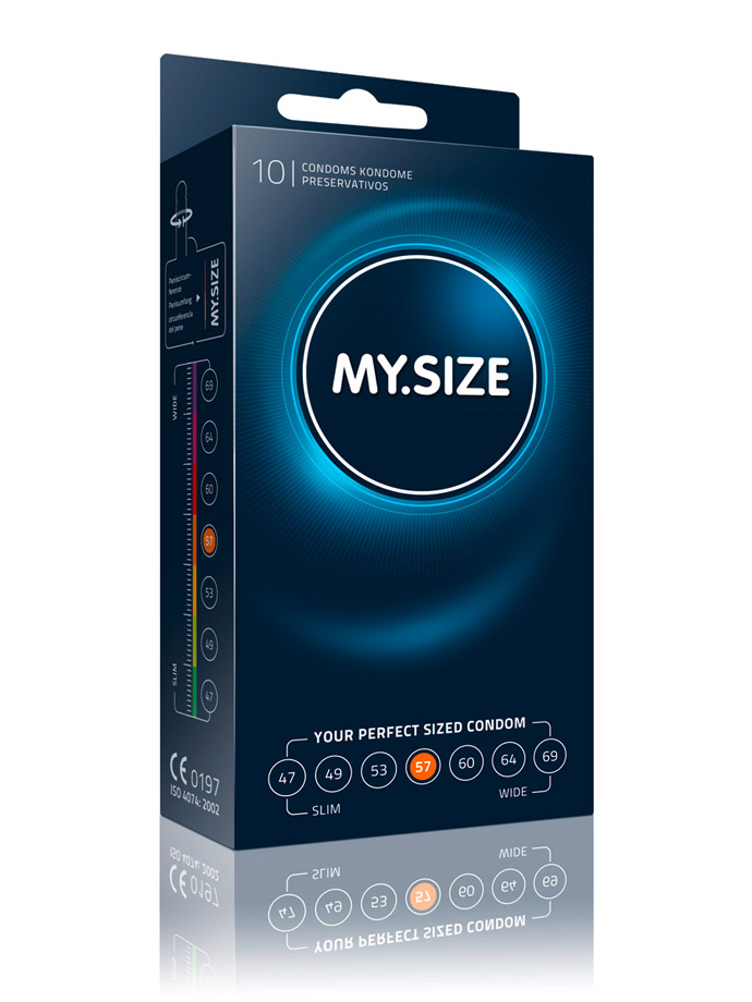10 x MY.SIZE Condoms - Size 57