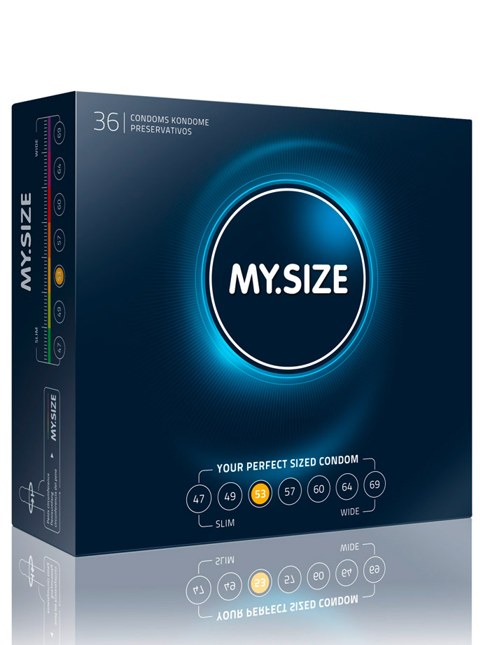 36 x MY.SIZE Condoms - Size 53