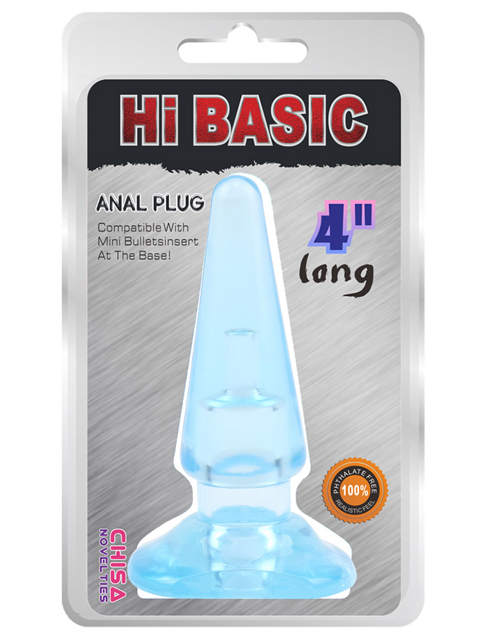 Hi-Basic Sassy Anal Plug - Blue
