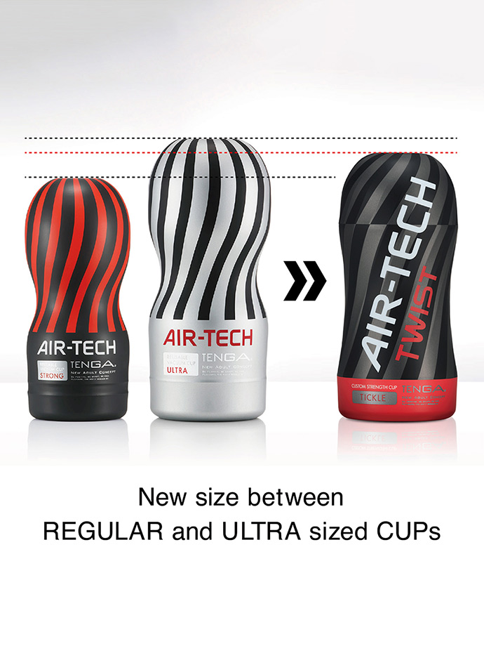 Tenga - Air-Tech Twist Reusable Vacuum Cup Masturbator - Tickle