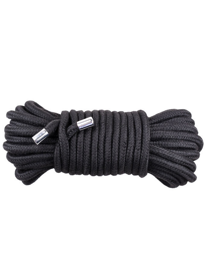 Black Bondage Cotton Rope 10m