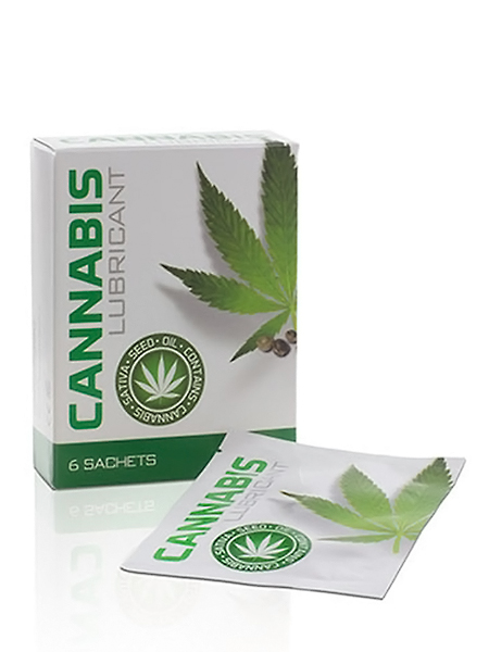 Cannabis Lubricant Water Based Sachets 6 x 4 ml
