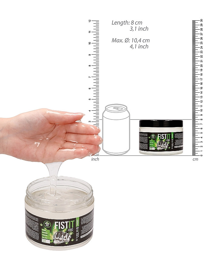 CBD FistIt - Water Based Lubricant 500 ml