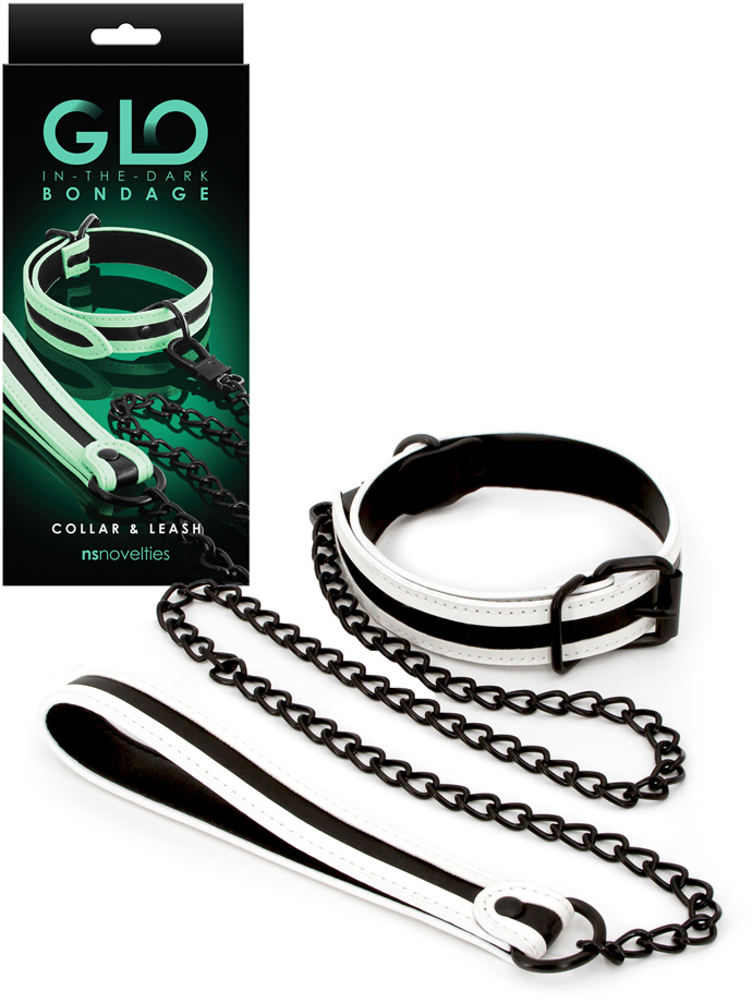 Glo in the Dark Bondage - Collar and Leash