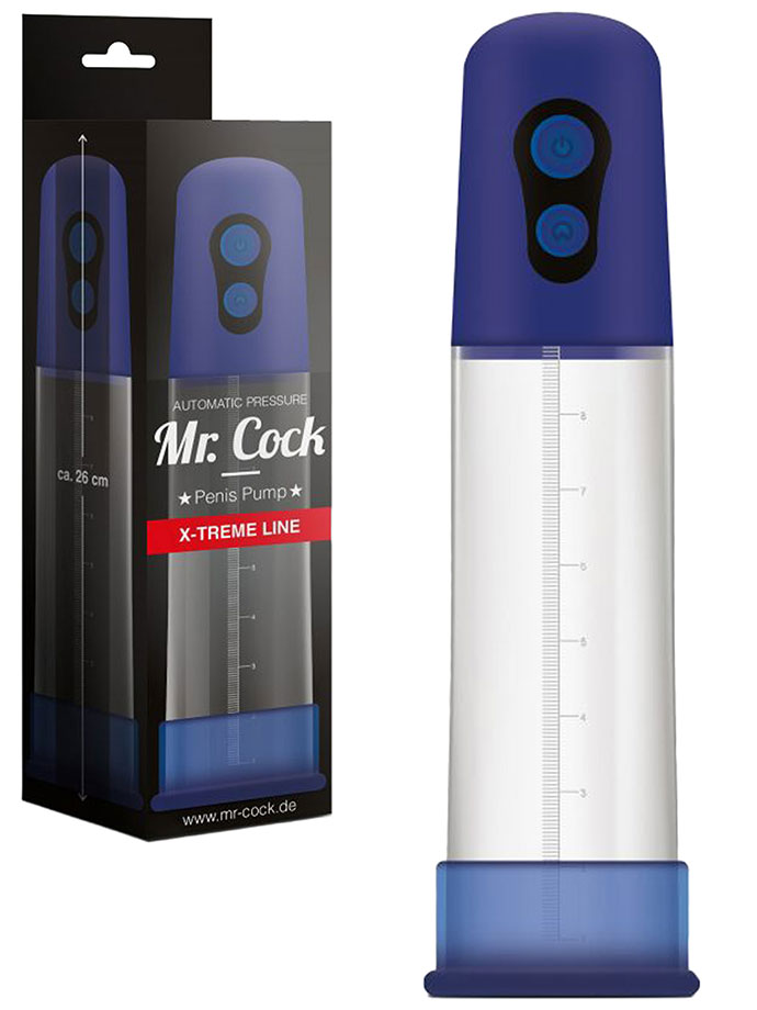 Mr Cock Automatic Pressure Penis Pump - Blau