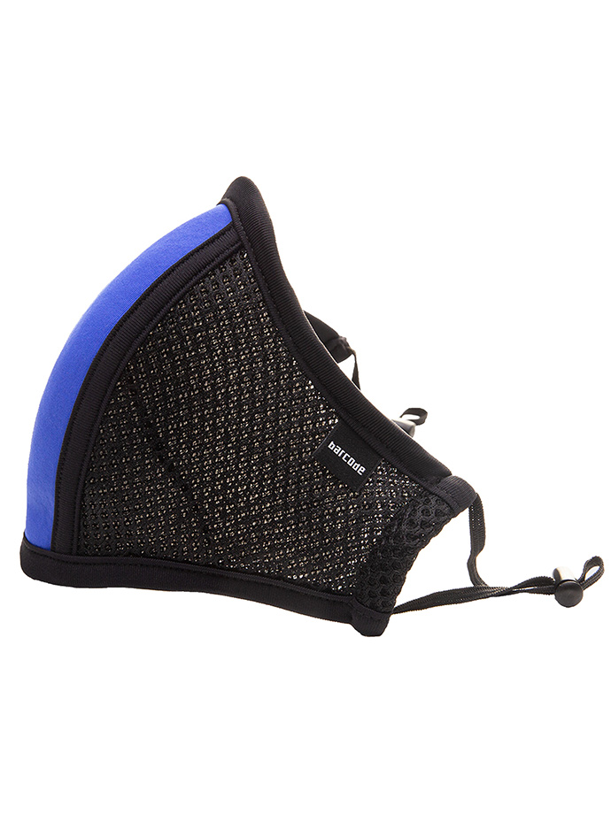 Face Mask with Filter - Black/blue
