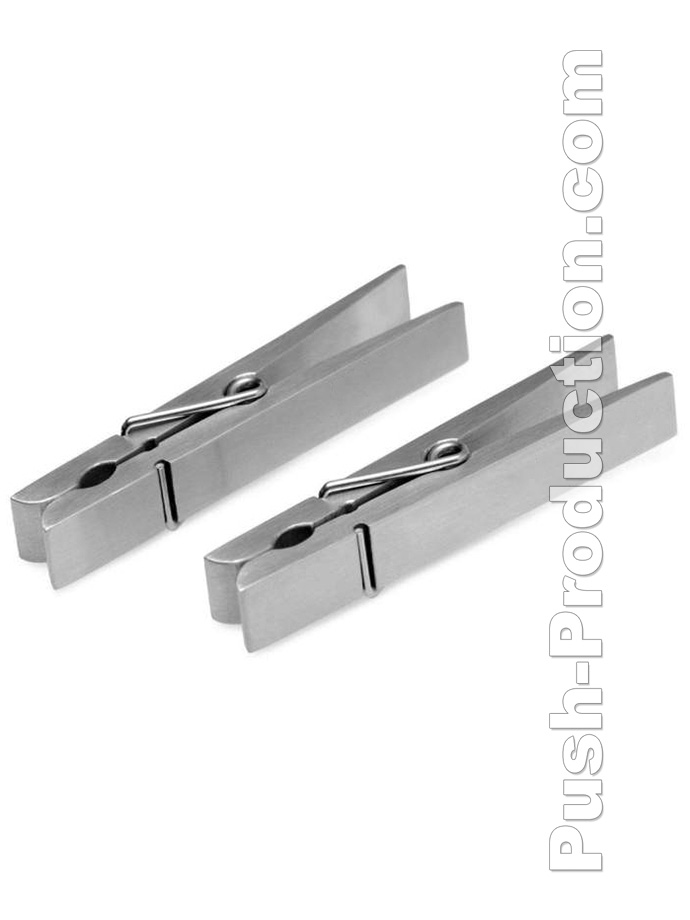 Push Xtreme Fetish - Heavy Metal Clothespins Clamps