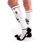 Brutus Gas Mask Party Socken mit Tasche - Weiß/Schwarz