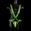 Ouch! Glow in the Dark - Full Body Harness