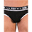 Push Underwear - Premium Mesh Hole Brief - Schwarz/Weiß