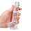 RealRock - Dildo 6 inch mit Hoden - Crystal Clear