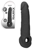 RealRock - Penis Sleeve 9 inch - Schwarz